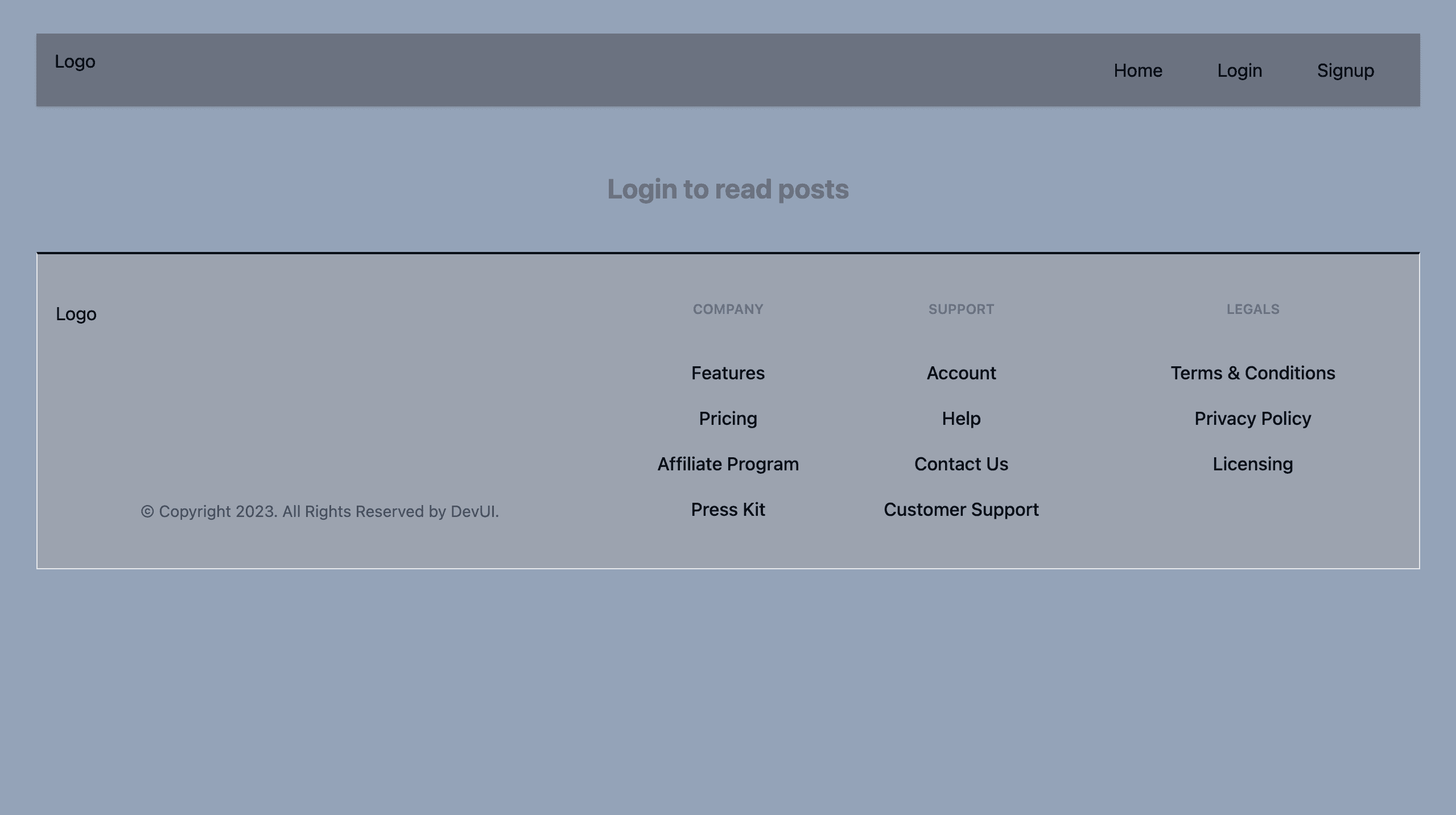 Imagem do projeto: Blogging Website