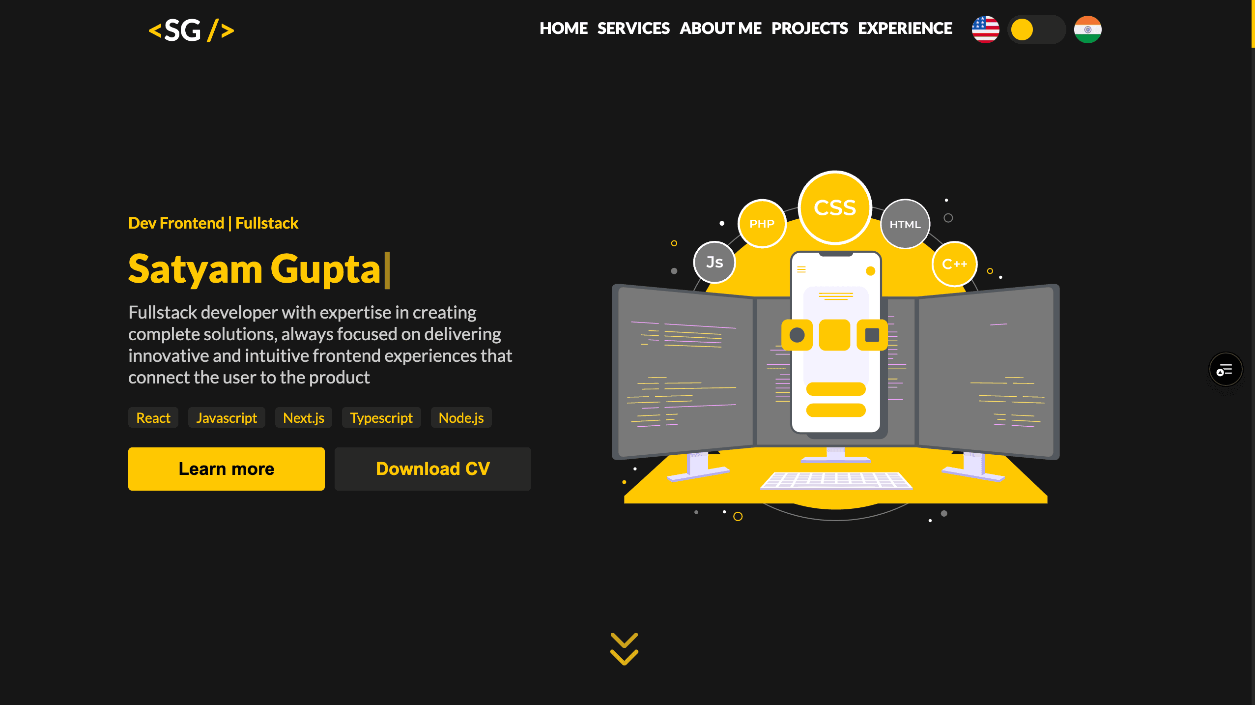 Imagem do projeto: Portfolio Website